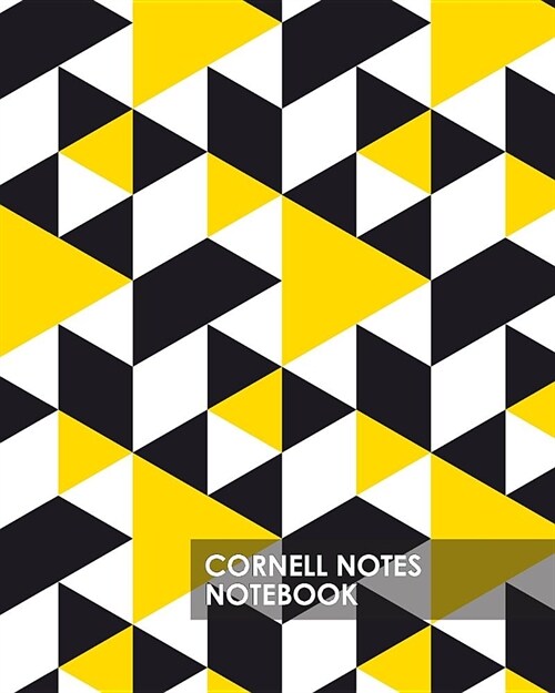 Cornell Notes Notebook: Geometric Pattern Design Art Proven Study Method for College, High School and Homeschool Students 8x10 140 Blank Lined (Paperback)