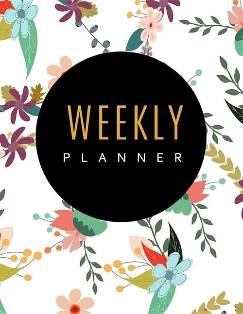 Weekly Planner: 48-Weekly Schedule Organizer Undated Planner Unique Customized Cover-Themed Colored Interior Border Volume 16 Glowing (Paperback)