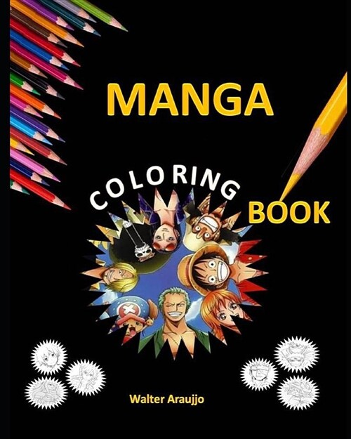 Manga Coloring Book (Paperback)