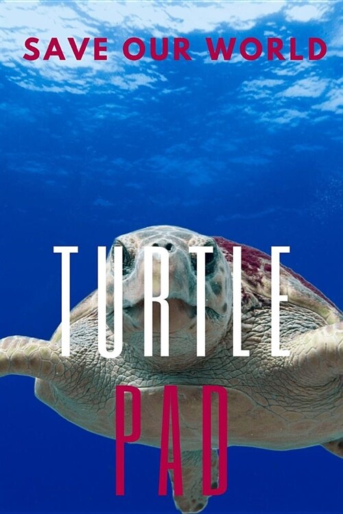 Turtle Pad: 150 pages, Half Wide Ruled / Half Blank, hardy durable Matte cover. (Paperback)