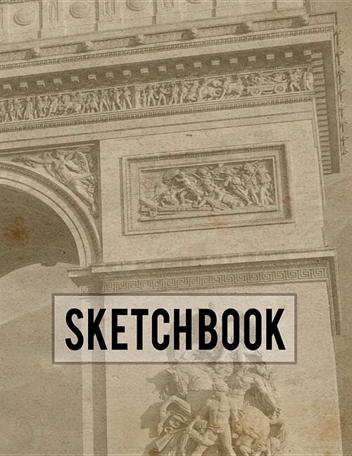 Sketch Book: Vintage Design For Women - Large 8.5x11 Drawing Notebook (Paperback)