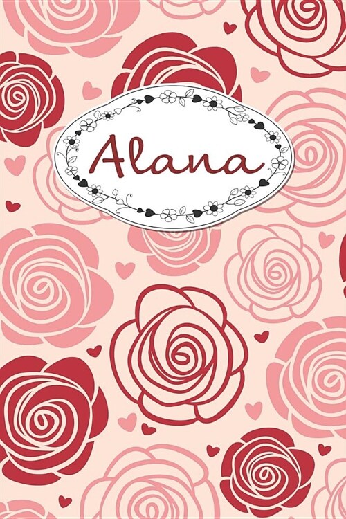 Alana: Personalised Notebook / 120 Pages / Dot Grid / Perfect for journaling and writing notes. (Paperback)