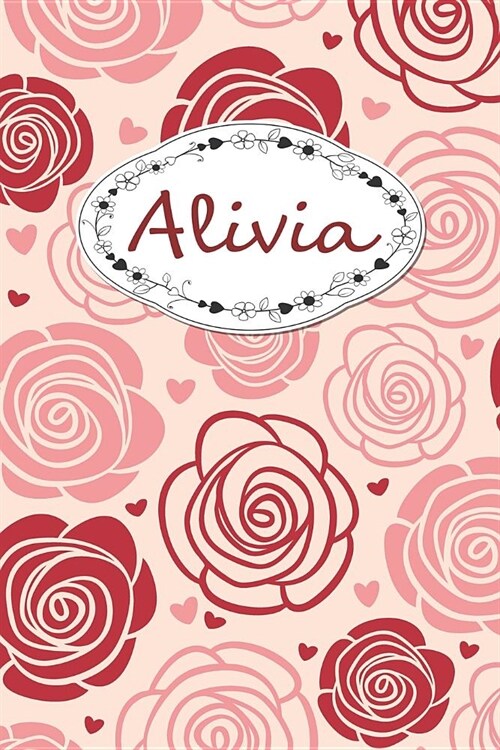 Alivia: Personalised Notebook / 120 Pages / Dot Grid / Perfect for journaling and writing notes. (Paperback)