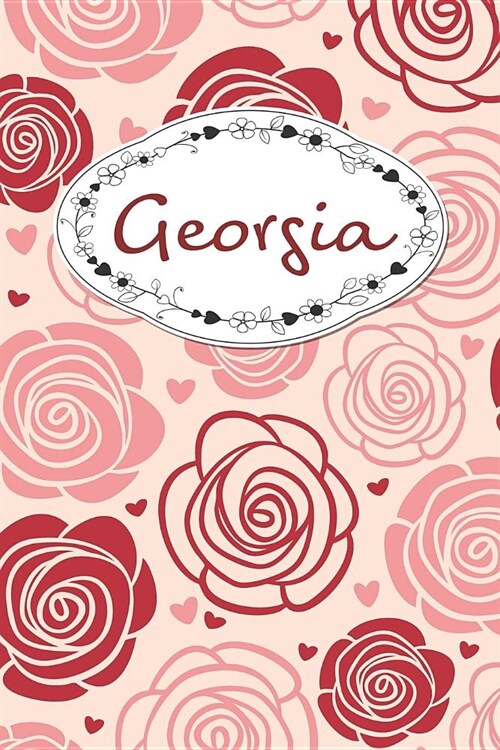 Georgia: Personalised Notebook / 120 Pages / Dot Grid / Perfect for journaling and writing notes. (Paperback)