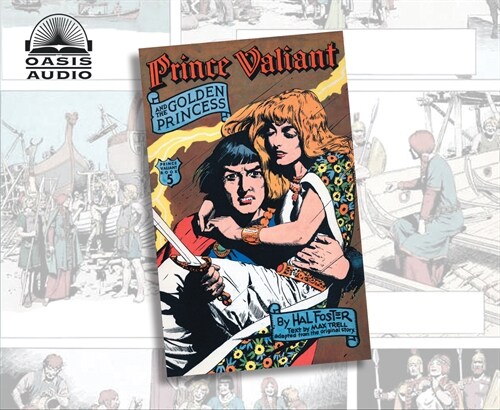 Prince Valiant and the Golden Princess (Library Edition) (Audio CD, Library)