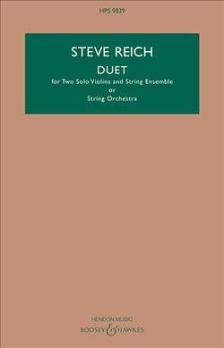 Duet: For Two Violins and String Ensemble Study Score (Paperback)