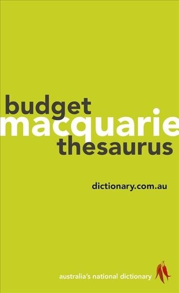 Macquarie Budget Thesaurus (Paperback)