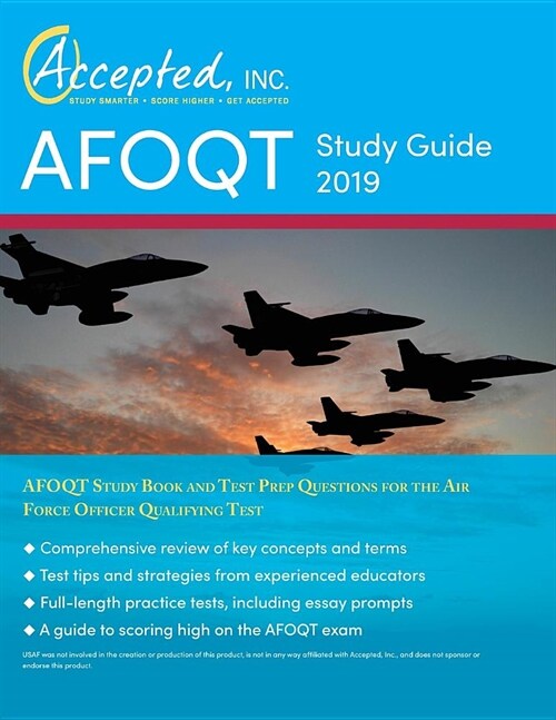 AFOQT Study Guide 2019: AFOQT Study Book and Test Prep Questions for the Air Force Officer Qualifying Test (Paperback)