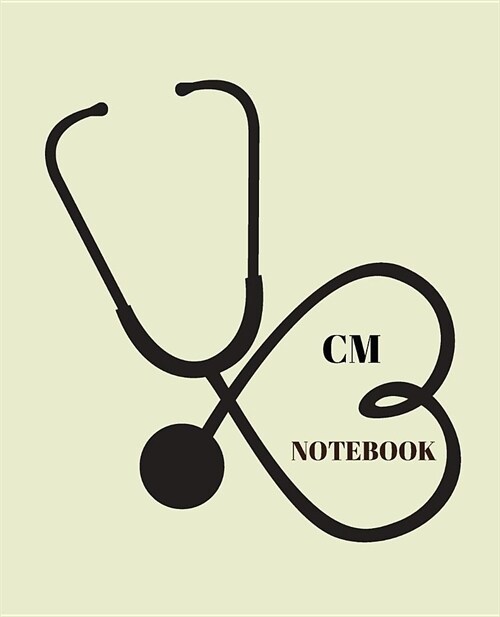 CM Notebook: Certified Midwife Notebook Gift - 120 Pages Ruled With Personalized Cover (Paperback)