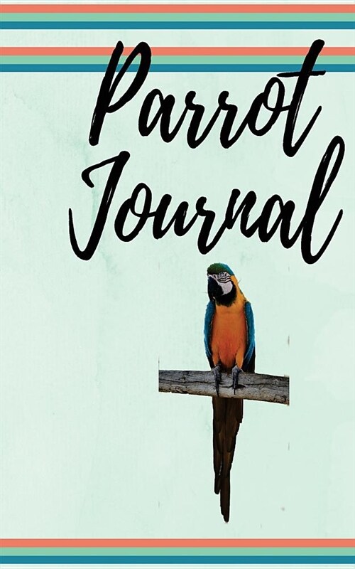 Parrot Journal Notebook 100 Pages, Journal Paper, Parrot Photo Marble Effect Diary: Parrot Journal Notebook 100 Pages, Journal Paper, Parrot Photo Mar (Paperback)