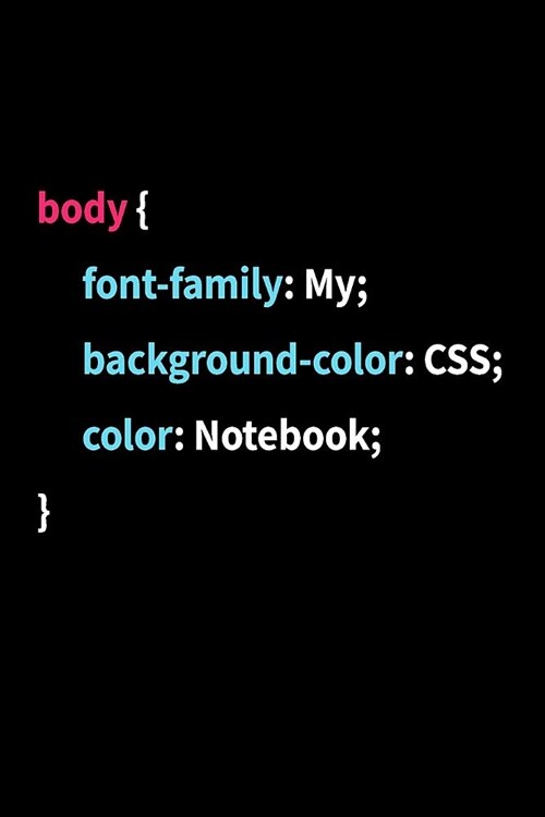Coding Notebook CSS DevOps Lined Gift For Front End Coder (Paperback)