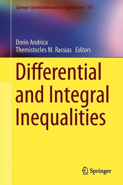 Differential and Integral Inequalities (Hardcover, 2019)
