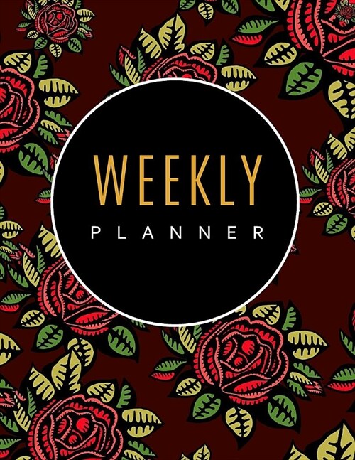 Weekly Planner: 48-Weekly Schedule Organizer Undated Planner Unique Customized Cover-Themed Colored Interior Border Volume 17 Exotic F (Paperback)