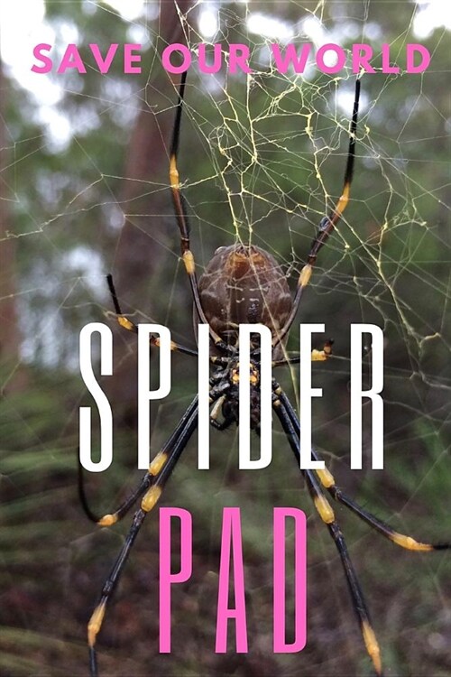 Spider Pad: 150 pages, Half Wide Ruled / Half Blank, hardy durable Matte cover. (Paperback)