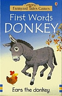 First Words Donkey Cards (Paperback)