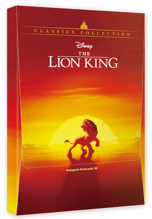 디즈니 라이온 킹 홀로그램 엽서북 (30장)
