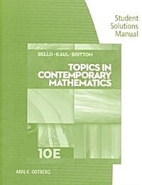 Topics in Contemporary Mathematics Student Solutions Manual (Paperback, 10)