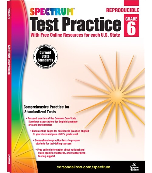 Spectrum Test Practice, Grade 6 (Paperback)