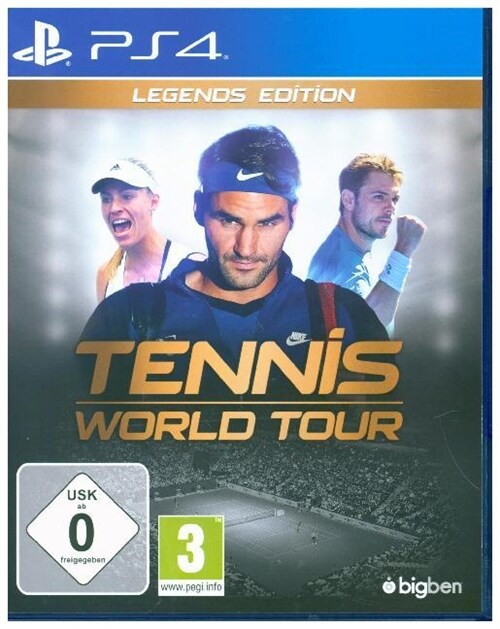 Tennis World Tour, 1 PS4-Blu-ray Disc (Legends Edition) (Blu-ray)