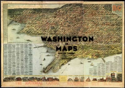 Washington in Maps (Hardcover)