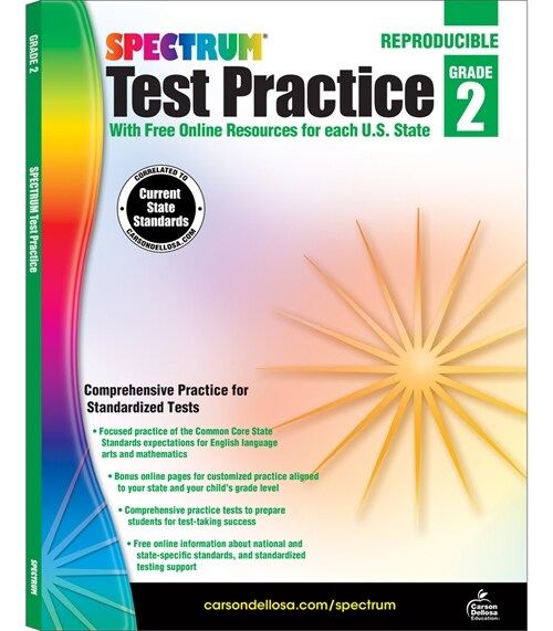 Spectrum Test Practice, Grade 2: Volume 62 (Paperback)