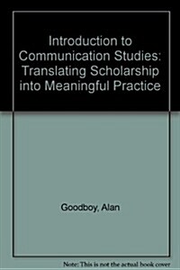 Introduction to Communication Studies (Paperback, 1st)