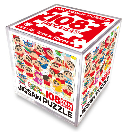 짱구는 못말려 108PCS 미니 큐브 퍼즐 : 와글와글