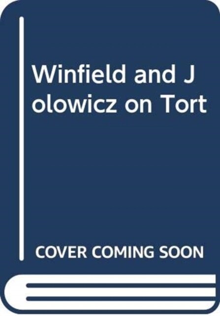 Winfield and Jolowicz on Tort (Paperback, 20 ed)
