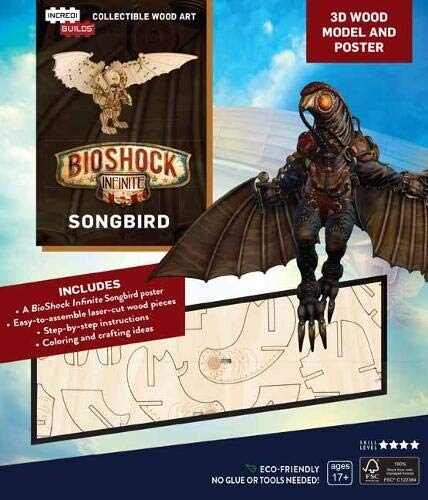 IncrediBuilds: BioShock Infinite: Songbird 3D Wood Model and Poster (Kit)