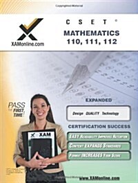 Cset Mathematics 110, 111, 112 Teacher Certification Test Prep Study Guide (Paperback)