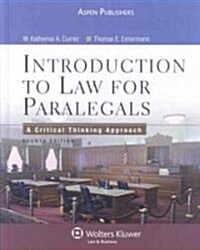 Introduction to Law for Paralegals (Hardcover, Pass Code, 4th)