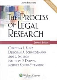 The Process of Legal Research (Paperback, Compact Disc, 7th)