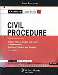 Civil Procedure (Paperback, Study Guide)
