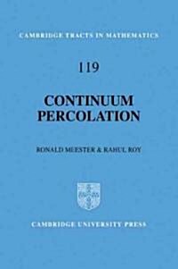 Continuum Percolation (Paperback)