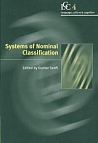 Systems of Nominal Classification (Paperback)