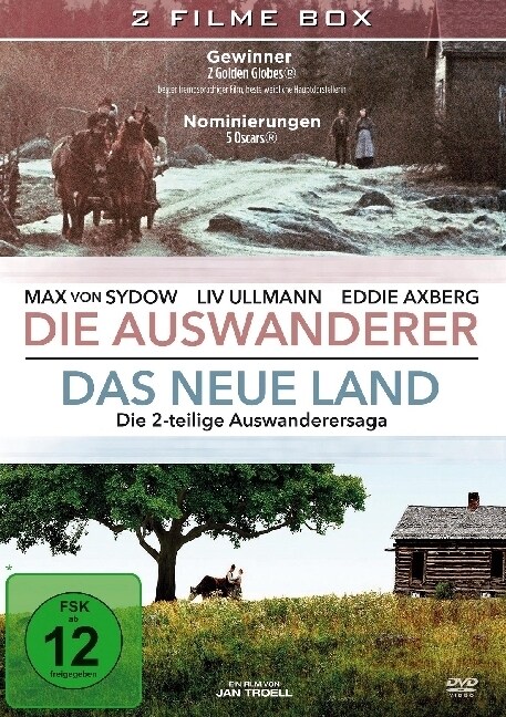 Die Auswanderer / Das Neue Land, 2 DVD (DVD Video)