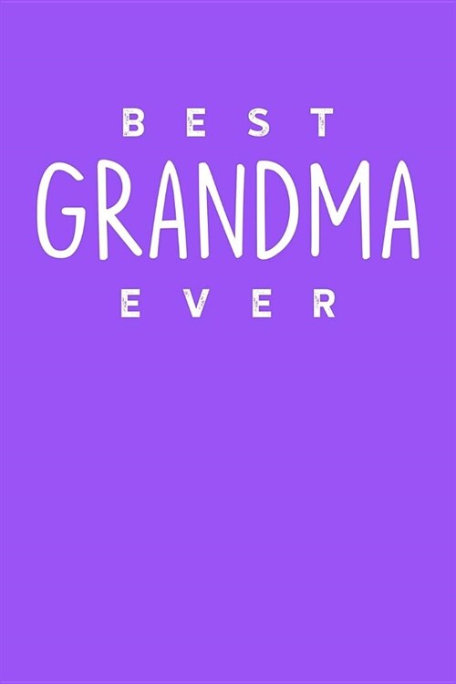 Grandma: Purple Journal, Notebook, And Diary Note Book (Paperback)
