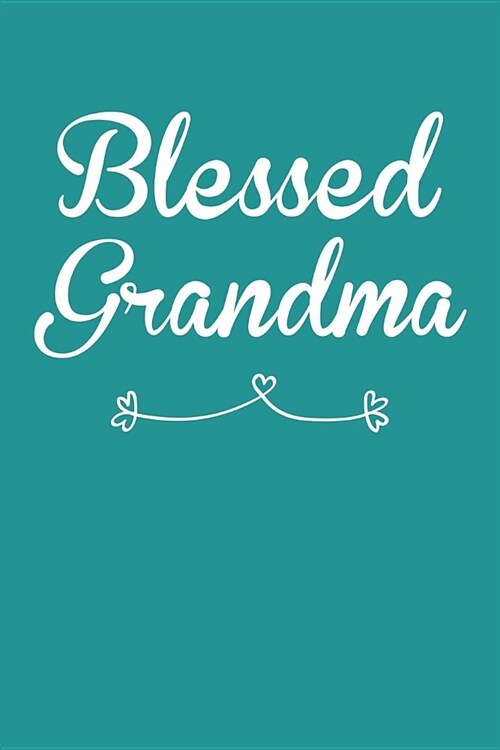Grandma: Teal Turquoise Journal, Notebook, And Diary Note Book (Paperback)
