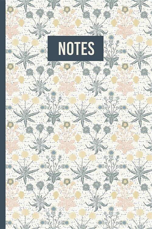 Notes: Cornell Note Taking System Notebook Geometric Vintage Paisley Patterns Notebook for Professionals Classy Art Deco and (Paperback)