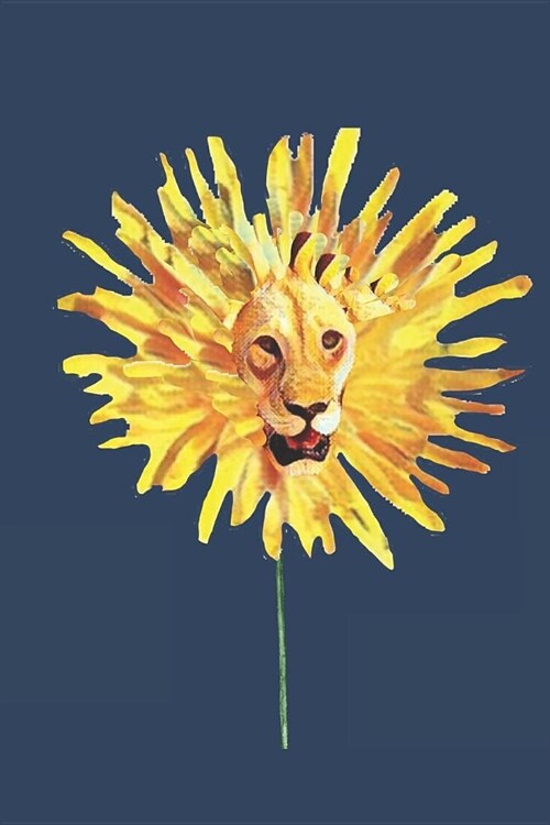 Dandelion Lion Lined Journal (Paperback)