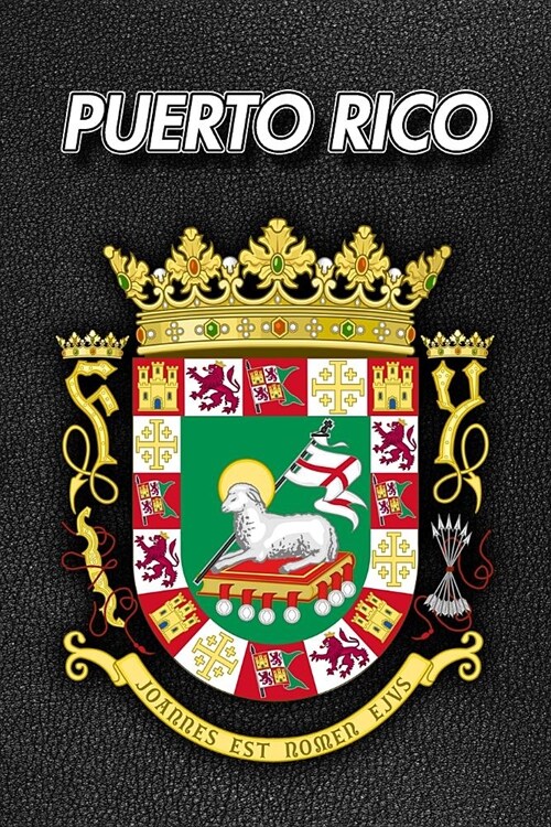 Puerto Rico: Coat of Arms - Composition Book 150 pages 6 x 9 in. - College Ruled - Writing Notebook - Lined Paper - Soft Cover - Pl (Paperback)