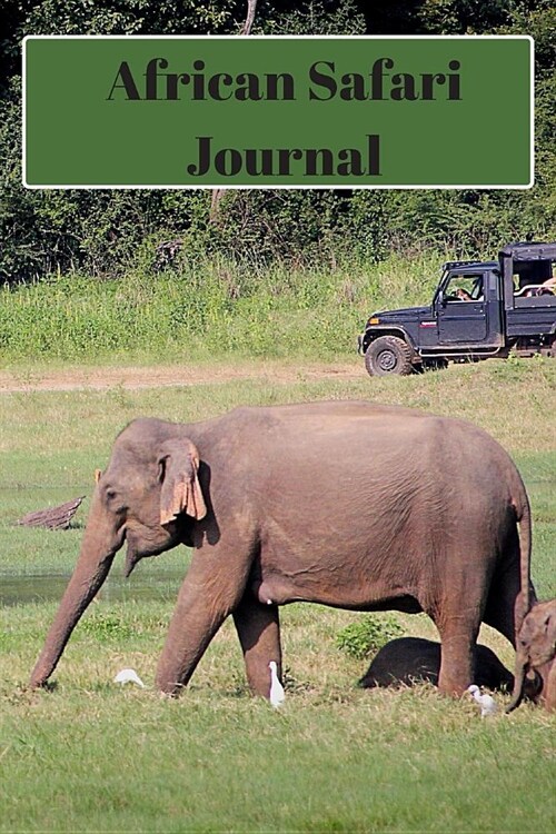 African Safari Journal: A5 (6 x 9 Inches) Personal Monogram Initialized Journal . High Quality Hand Writing Journal with 100 Pages (Paperback)