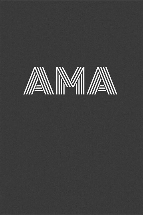 AMA: AMA Notebook/Journal, Ask Me Anything Notebook/Journal (Paperback)