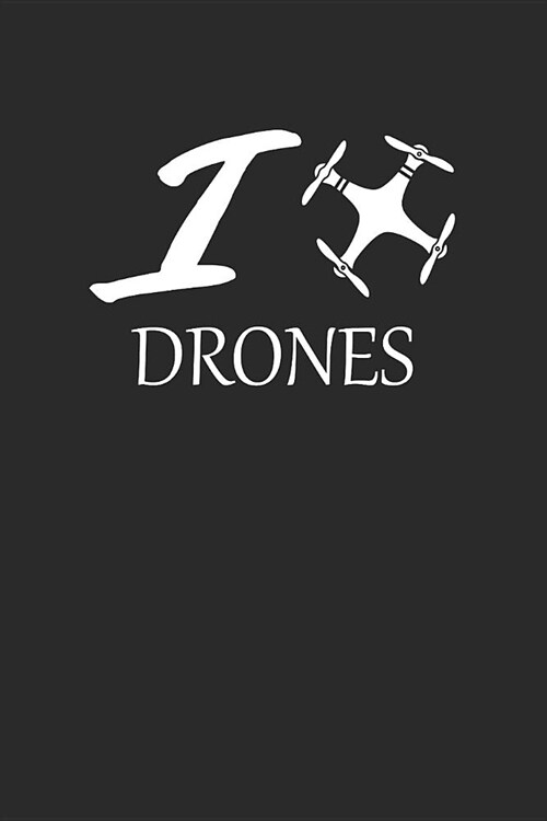 I Drones: DROHNEN NOTIZBUCH Drones Notebook Drone Journal 6x9 squared kariert (Paperback)