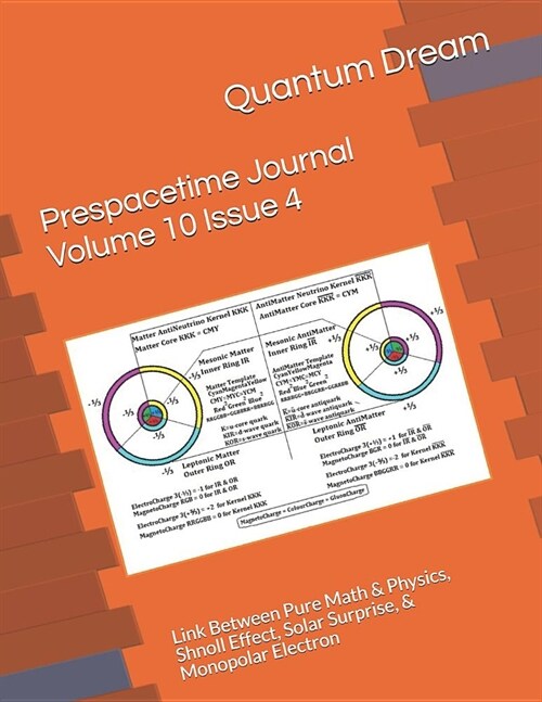 Prespacetime Journal Volume 10 Issue 4: Link Between Pure Math & Physics, Shnoll Effect, Solar Surprise, & Monopolar Electron (Paperback)