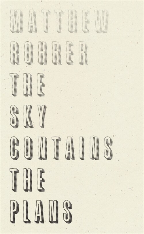 The Sky Contains the Plans (Hardcover)