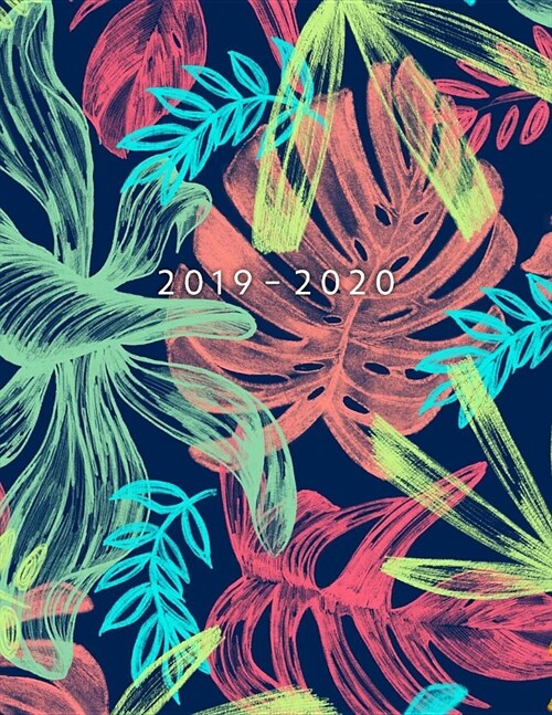 2019 - 2020: Weekly Planner Starting August 2019 - July 2020 - Week To View With Hourly Schedule - 8.5 x 11 Dated Agenda - Appointm (Paperback)
