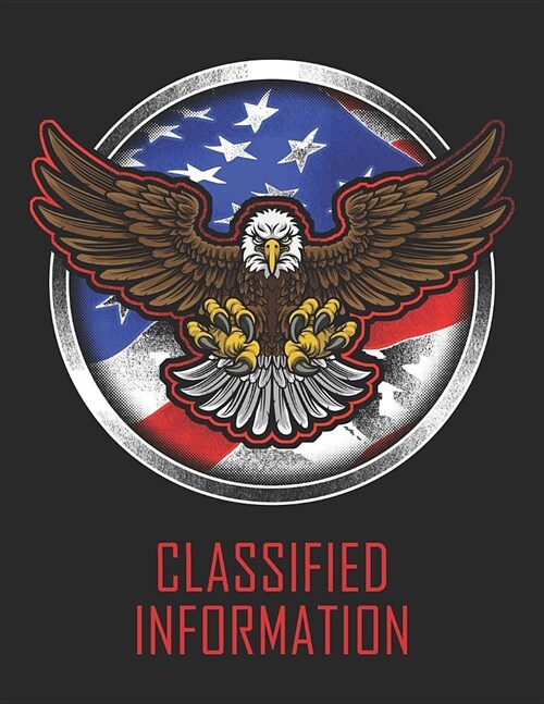 Classified Information: 2020 Weekly Planner January - December Eagle American Flag Cool Military Veteran Soldier Calendar (Paperback)