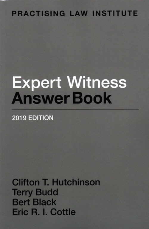 Expert Witness Answer Book (Paperback, 2019)