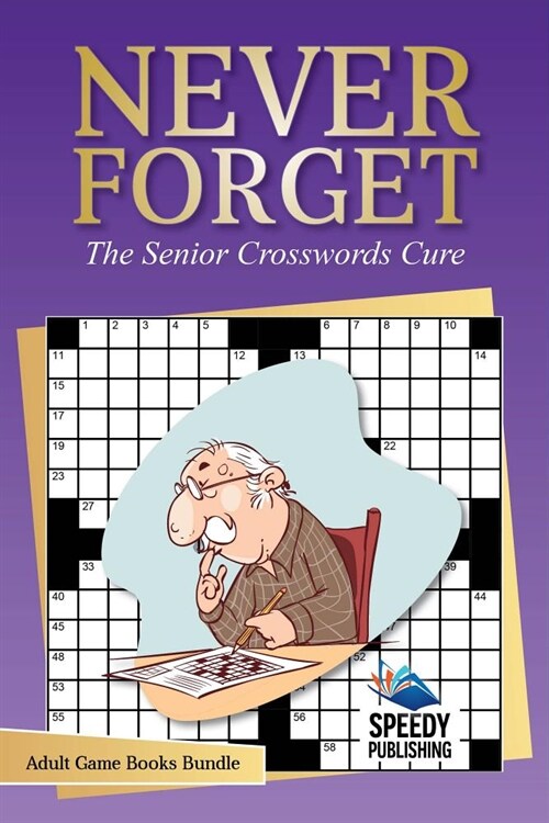 Never Forget: The Senior Crosswords Cure Adult Game Books Bundle (Paperback)